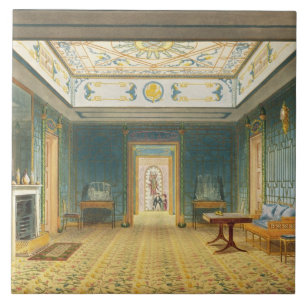 Die doppelte Lobby oder die Galerie (Süden) über Fliese