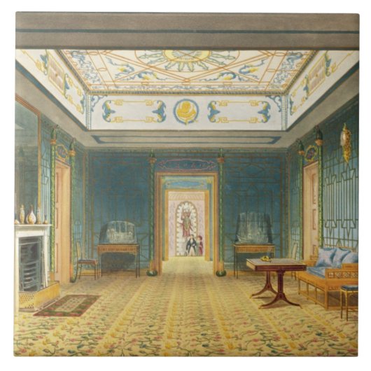 Die doppelte Lobby oder die Galerie (Süden) über Fliese (Vorderseite)