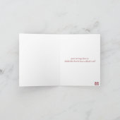 Die doppelten Wedding Glück-Laternen danken Ihnen Dankeskarte (Innenseite)