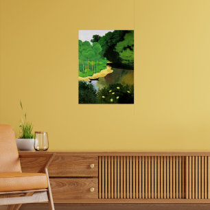 Die Dordogne mit Carrence Poster