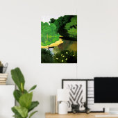 Die Dordogne mit Carrence Poster (Heimbüro)