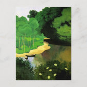 Die Dordogne mit Carrence Postkarte (Vorderseite)