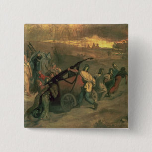 Die Dorf-Feuerwehrmänner, 1857 Button
