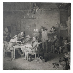 Die Dorf-Politiker, graviert von Abraham Raimb Fliese