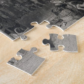 Die Dorf-Politiker, graviert von Abraham Raimb Puzzle (Seite)