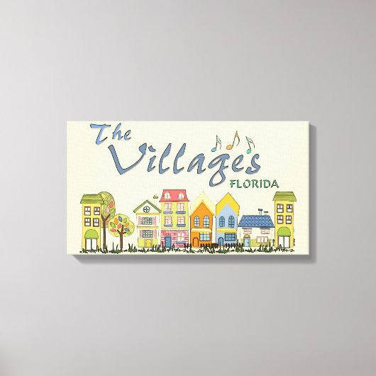 Die Dörfer florida Community Leinwand Art (Vorderseite)