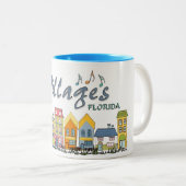 Die Dorfflorida-Gemeinschaftskaffee-Tasse Zweifarbige Tasse (VorderseiteRechts)