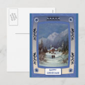 Die Dorfkirche Feiertagspostkarte (Vorne/Hinten)