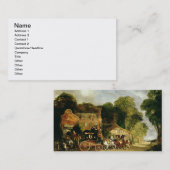 Die Dorking und Londons königliche Post, die das Visitenkarte (Vorne/Hinten)