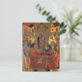 Die Dormition des Theotokos-Ikons Postkarte (Stehend Vorderseite)