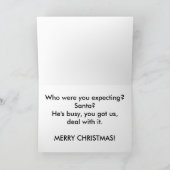 Die Doubles Feiertagskarte (Innenseite)