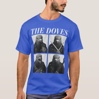 Die Doves Rockers Lustige Tiere Rock Musik Emo Pun T-Shirt