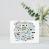 Die Downtown McKinney Texas Postkarte (Stehend Vorderseite)