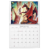 Die Drache-Kunst von Kalender 2009 (Feb 2027)
