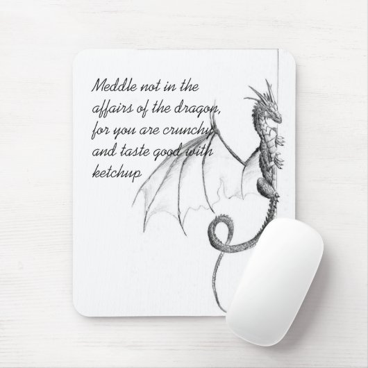 Die Drache-Seite Mousepad (Mit Mouse)