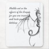Die Drache-Seite Mousepad (Vorne)