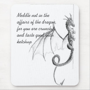 Die Drache-Seite Mousepad