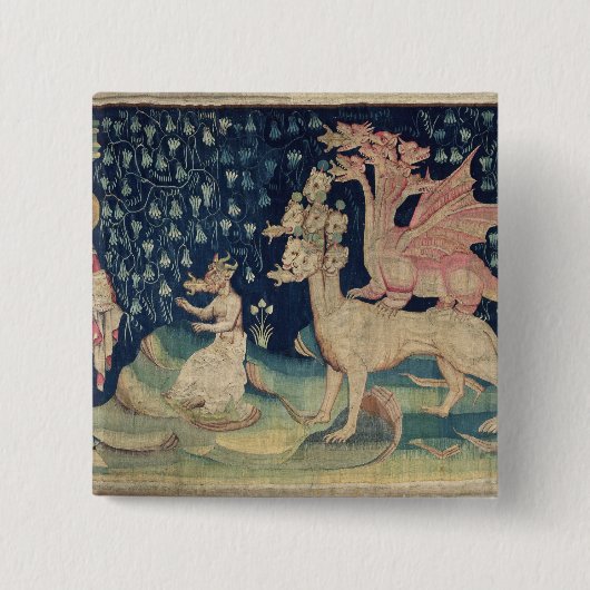 Die Drachen, die Frösche sich erbrechen Button (Vorderseite)