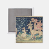 Die Drachen erbrechen Frösche Magnet (Vorderseite/Rückseite)