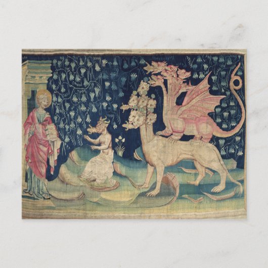 Die Drachen erbrechen Frösche Postkarte (Vorderseite)