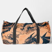 Die Drachen Krieg Orangen Himmel Duffle Bag (Vorderseite)
