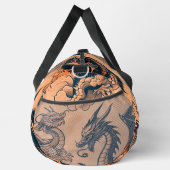 Die Drachen Krieg Orangen Himmel Duffle Bag (Rechts)