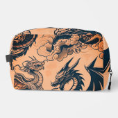 Die Drachen Krieg Orangen Himmel Waschbeutel (Vorderseite)