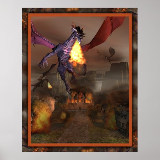 Die Drachen rächen Poster (Vorne)