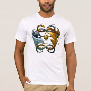 Die Drachen spielen am Ballon - T-Shirt