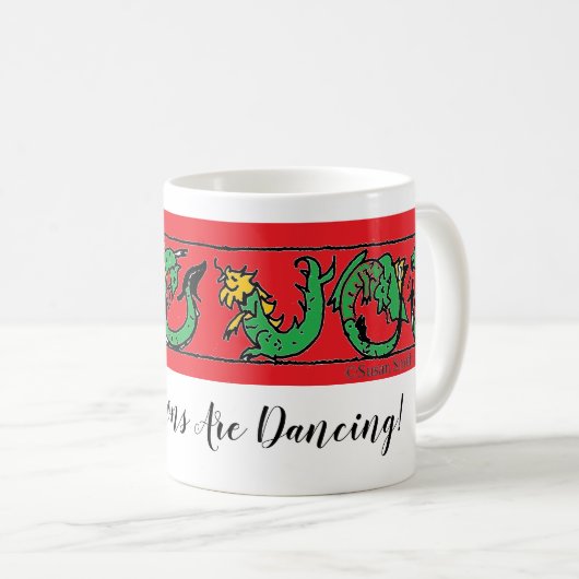 Die Drachen tanzen! Kaffeetasse (VorderseiteRechts)