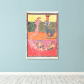 Die Drachen von der Girona Beatus Leinwanddruck (Insitu (Holzboden))