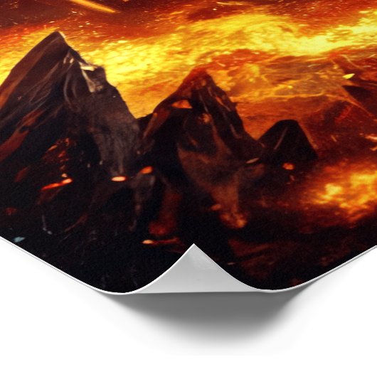 Die Drachen von Feuer und Eis Poster (Ecke)