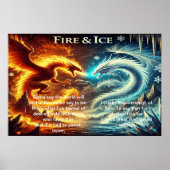 Die Drachen von Feuer und Eis Poster (Vorne)
