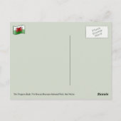 Die Drachen zurück, die Brecon Beacons, Wales Postkarte (Rückseite)