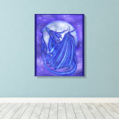 Die Drachenfantasie von Renee Lavoie Leinwanddruck (Insitu (Holzboden))