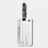 Die Dragon Connection Gepäckmarke Gepäckanhänger (Rückseite vertikal)