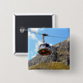 Die Drahtseilbahn, die oben Tabellen-Berg in Cape Button (Vorne & Hinten)
