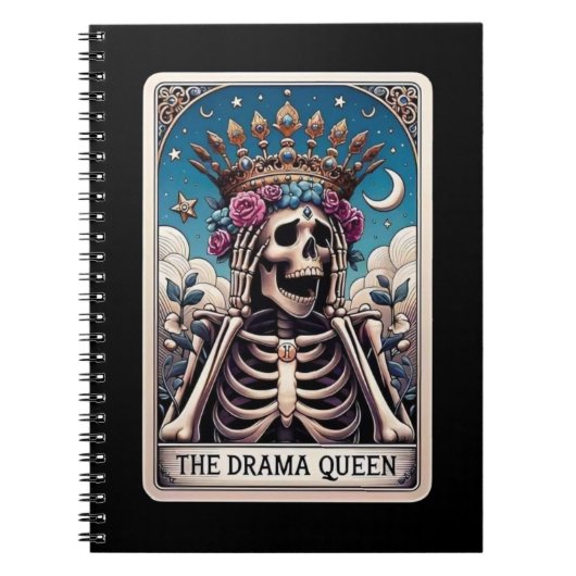 Die Drama Queen Tarot Card Collection Notizblock (Vorderseite)