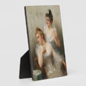 Die drei Aces von Vittorio Matteo Corcos Fotoplatte (Seite)