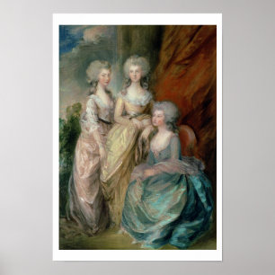 Die drei ältesten Töchter von George III: Poster