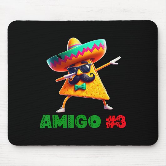 Die drei Amigos Cinco De Mayo Amigo #3 Group Ma Mousepad (Vorne)