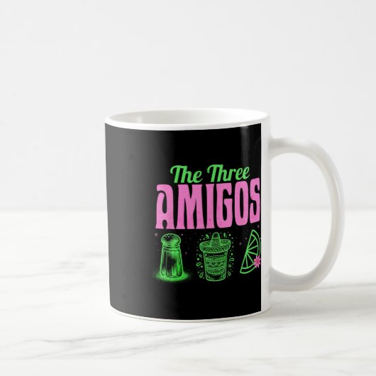 Die drei Amigos Cinco De Mayo Drinking Tequila Pa Kaffeetasse (Rechts)