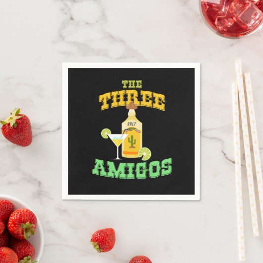 Die drei Amigos Cinco De Mayo Tequila Mexico Chil Serviette (Beispiel)