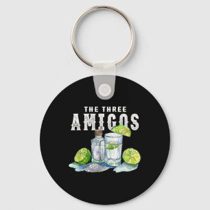 Die drei Amigos Lime Salt Tequila Lustiges Cinco D Schlüsselanhänger