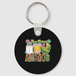 Die drei Amigos Tequila Salz Limette Cinco De Mayo Schlüsselanhänger