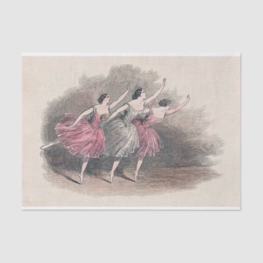 Die drei Ballerinen Seidenpapier (Vorderseite)