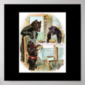 Die drei Bären - ein märchenhaftes Poster (Vorne)