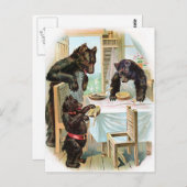 "Die drei Bären" Vintag Postkarte (Vorne/Hinten)