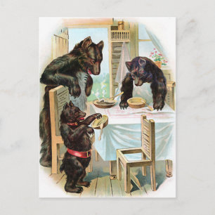 "Die drei Bären" Vintage Postkarte