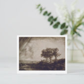 Die drei Bäume Postkarte (Stehend Vorderseite)